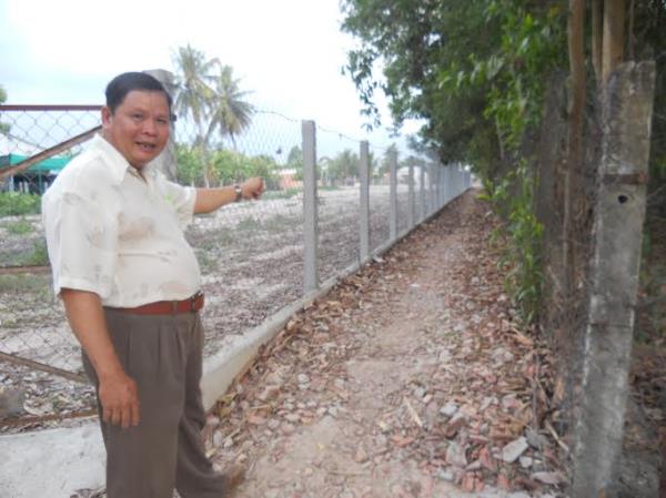 Châu Thành: Một nông dân hiến đất làm đường 